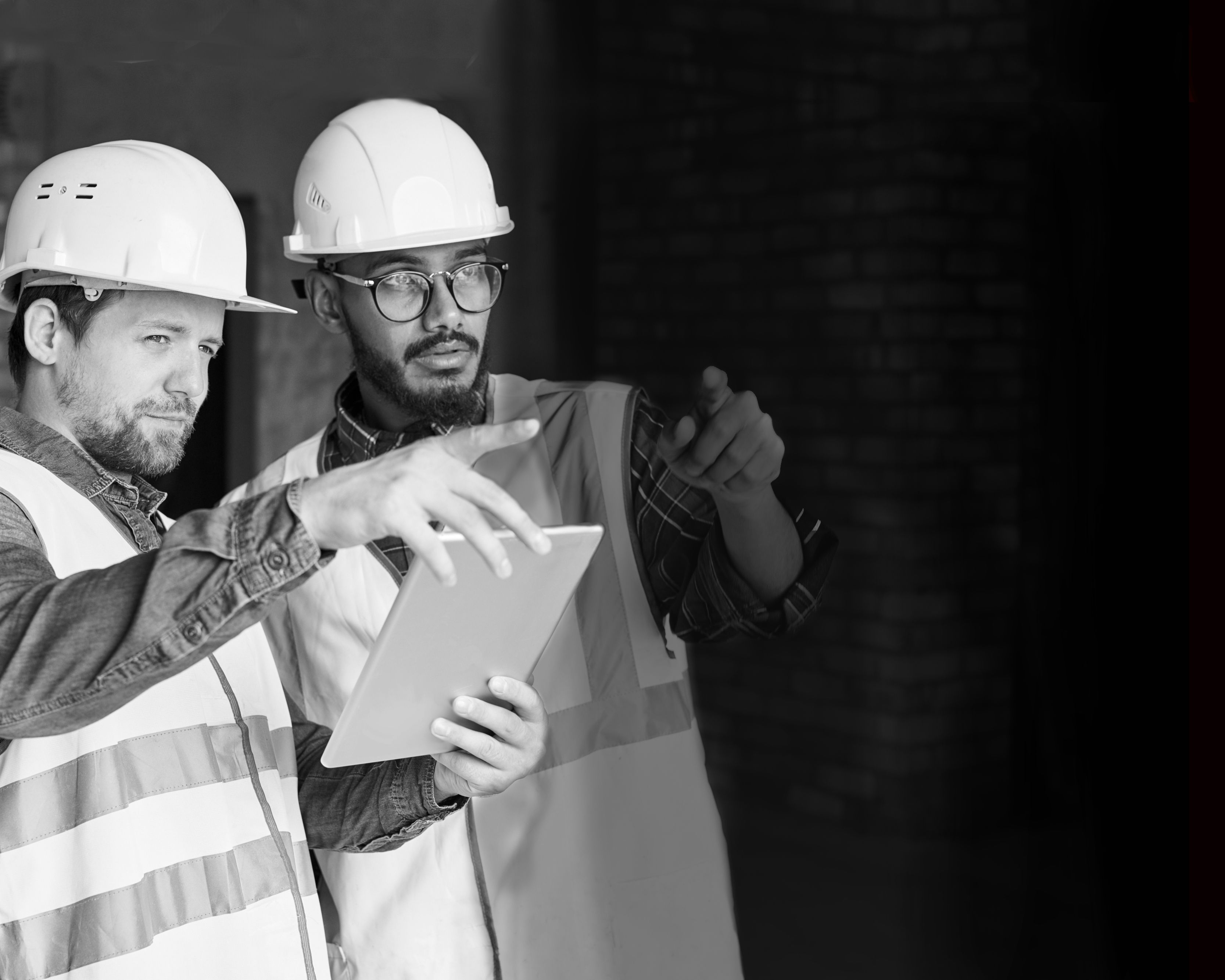 Construction Work Place Orientation With Fade